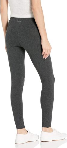 Calvin Klein Women's Premium Performance Double Waistband Moisture Wicking Legging (Standard and Plus) in Saudi Arabia