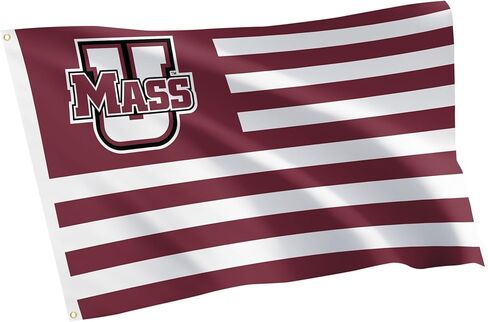 Desert Cactus University of Massachusetts 100% Polyester Indoor Outdoor 3x5 feet Banner UMass Amherst (Flag Nation) in Saudi Arabia