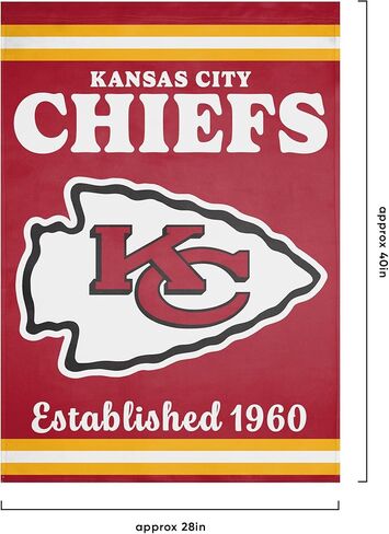 Foco Kansas City Chiefs NFL العلم الرأسي الرأسي in Kuwait