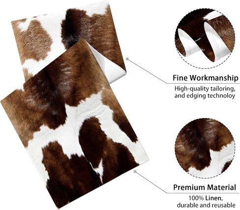 Western Cheetah Table Runner Brown Leopard Print Table Runners Western Home Decor for Wedding Party Home Dinner Table Decorations 13 x 36 Inch (just a Print) in Kuwait