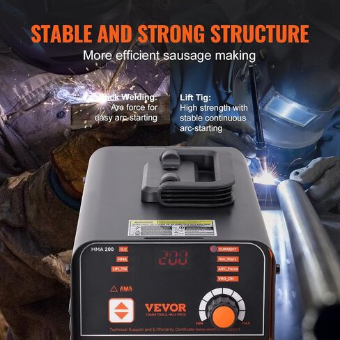 VEVOR Stick Welder, 160Amp 2 in 1 ARC/Lift Tig Welder Machine 110/220V with Hot Start Arc Force Anti-Stick in Saudi Arabia