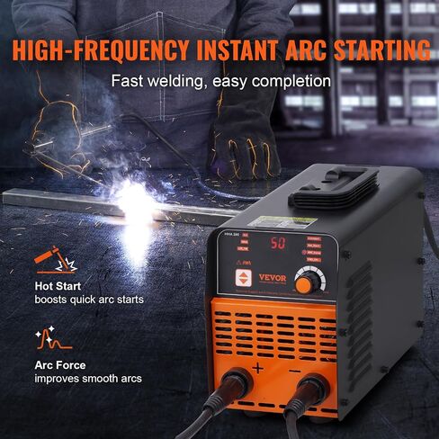 VEVOR Stick Welder, 160Amp 2 in 1 ARC/Lift Tig Welder Machine 110/220V with Hot Start Arc Force Anti-Stick in Saudi Arabia