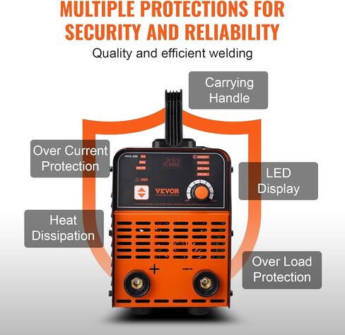 VEVOR Stick Welder, 160Amp 2 in 1 ARC/Lift Tig Welder Machine 110/220V with Hot Start Arc Force Anti-Stick in Saudi Arabia
