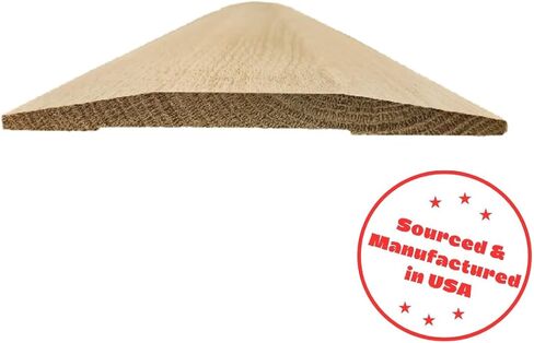 شريط انتقال من خشب البلوط الأحمر - 6 "عريض × 1/2" عالية × 36 "عتبة خشبية طويلة للمداخل ، والخشب الصلب ، والبلاط ، والسجاد ، والأرضيات الفينيل in Saudi Arabia