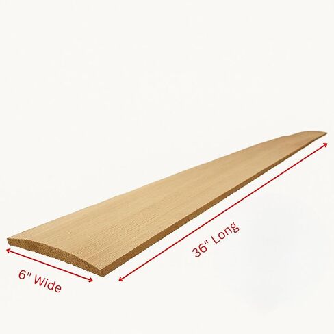 شريط انتقال من خشب البلوط الأحمر - 6 "عريض × 1/2" عالية × 36 "عتبة خشبية طويلة للمداخل ، والخشب الصلب ، والبلاط ، والسجاد ، والأرضيات الفينيل in Saudi Arabia