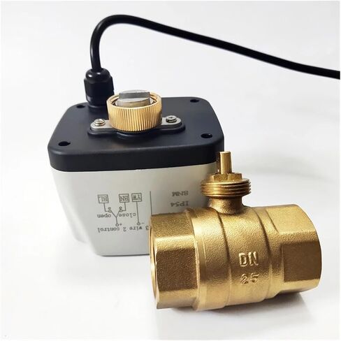 1 "إرجاع الطاقة الكاملة للتكويلة المحركية ، DC12V DN25 2 Port Spring Return Return Valve Electric Water For Thereving Solar (AC220) in Saudi Arabia