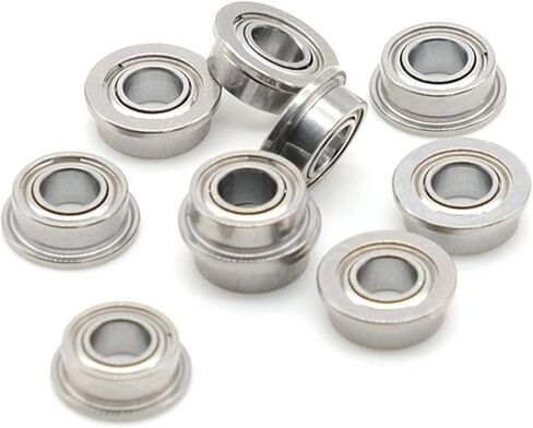 F683ZZ 3x7x3mm Metal Shielded Flanged Ball Bearing 10Pcs in Saudi Arabia