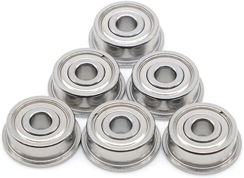 F623 ZZ Flange Ball Bearings F623ZZ 3x10x4 Mm Pulley LF1030ZZ Guide Wheel 2Pcs in Saudi Arabia