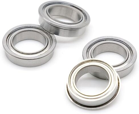 F6700ZZ 10x15x4mm Double Shielded Deep Groove Flanged F6700 Z ZZ Ball Bearings F6700Z 2Pcs in Saudi Arabia