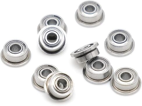MF83ZZ 3x8x3mm Miniature Flanged MF83 Z ZZ Ball Bearings 10Pcs in Saudi Arabia