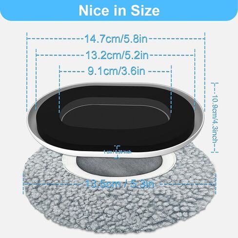 New Upgrade Furniture Sliders, Multi-Surface 3-in-1 Furniture Movers Sliders, Heavy Moving Pads with 8PCS 4.3" Carpet Sliders+4PCS Hard Floor Socks+1 Lifter, Protect Floor and Easily Move Furniture in Kuwait