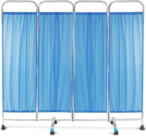 Foldable Medical Privacy Screen, 4 Panel Room Divider, Suitable for Clinic Ward Examination Hospital Nursing Home, 6ft High Foldable Room Divider Temporary Fence in Saudi Arabia