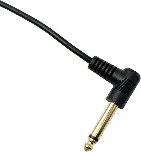 2PCS 1FT/30CM 1/4 Inch Right Angle TS Male to Female Adapter 90-Degree Gold Plated 6.35 mm 1/4" Mono Connectors Cable Compatible with Audio Extension Cables Speaker Bottom Plug Guitar in Saudi Arabia