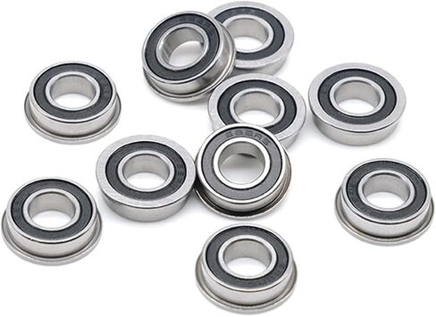 F6003 F6003RS F6003-2RS 20 * 35 * 11mm Flange Ball Bearings F6003-RS Garden Cart Wheel 2Pcs in Saudi Arabia