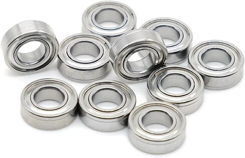 MR125ZZ MR125 L-1250ZZ GROOVE BALL المحمل 5 × 12x4MM 10pcs in Saudi Arabia