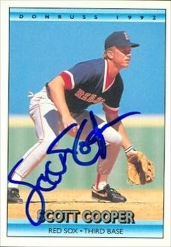 مستودع توقيعه 37274 Scott Cooper Card Baseball Card Boston Red Sox 1992 Donruss No. 570 in Kuwait