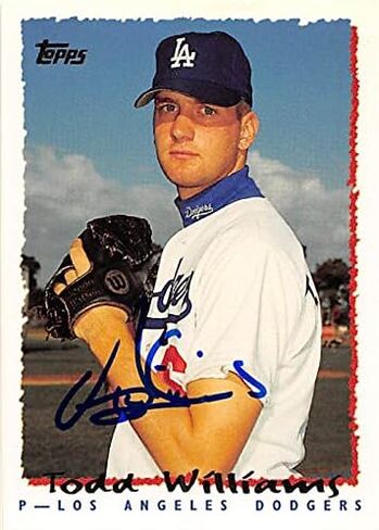 125690 Los Angeles Dodgers FT 1995 Topps Traded No. 29T Todd Williams Motagoper in Saudi Arabia