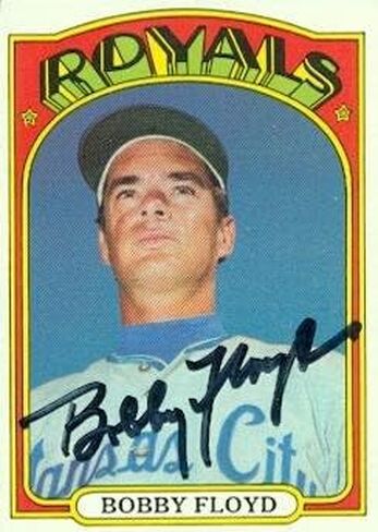 Autograph Warehouse 98174 Bobby Floyd Autographed Baseball Card Kansas City Royals 1972 Topps No. 273 in Saudi Arabia