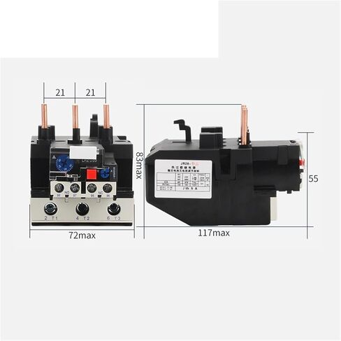 JR28-95 ترحيل الحمل الزائد الحراري LR2D33 المرحلات الحرارية القابلة للتعديل المرحلات الكهربائية 23-32A 30-40A 37-50A 48-65A 55-70A 63-80A 80-93A 1PCS (63-80A) in Saudi Arabia
