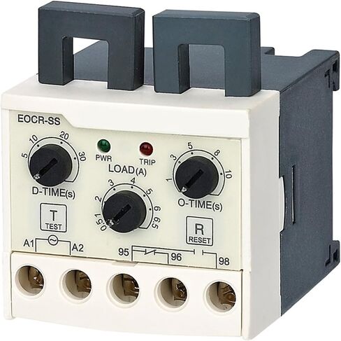 EOCR-SS-110 مرحل الحمل الزائد الإلكترونية حامي محرك الحمل الزائد الحراري الترحيل EOCR-SS (نوع سهل) (UN: 110VAC) 1PCS (0.5-6.5A) in Saudi Arabia
