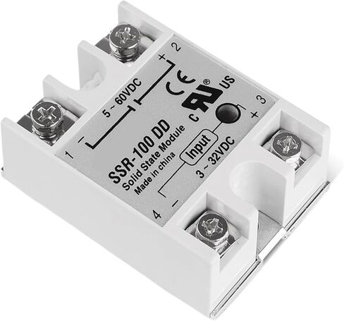 Sinotimer SSR100A 3-32V 12V DC إلى 5-60V DC LOAD SSR-100DD SSR 100DD RELAY DC-DC المرحلة 1PCS in Saudi Arabia