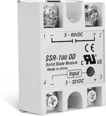 Sinotimer SSR100A 3-32V 12V DC إلى 5-60V DC LOAD SSR-100DD SSR 100DD RELAY DC-DC المرحلة 1PCS in Saudi Arabia