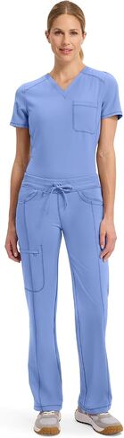 Cherokee Infinity Women Scrubs Pant Low Rise Straight Leg Drawstring 1123A in Kuwait