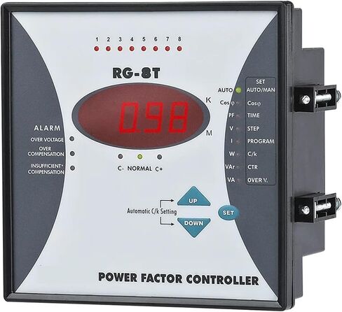 RG-8T Power Factor Controller 8 Steps 220VAC 50/60Hz 1Pcs in Saudi Arabia
