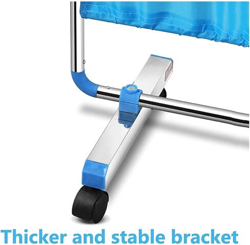 Rolling 6 Panel Medical Privacy Screen On Wheels, Medical Privacy Screen Portable, Room Divider Screens, Adult Foldable Room Divider for Clinic/Ward/Exam Room, Space Saving in Saudi Arabia