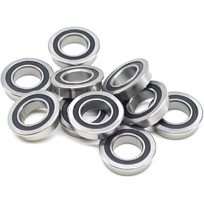 MF148RS 8X14X4mm F148-2RS Flange Ball Bearings 10Pcs in Saudi Arabia