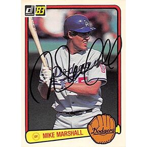 Autograph 157342 Los Angeles Dodgers 1983 Donruss No. 362 Mike Marshall Autographed Baseball Card in Kuwait