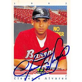 190556 Chicago White Sox Ft 1992 Classic Best No. 29 Clemente Alvarez Autographed Baseball Card in Kuwait