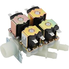 DN20 DC 12V G3/4" 1 in 4 Out Plastic Electromagnetic Valve Normally Closed Water Drain Valve Electric Water Inlet Solenoid in Saudi Arabia