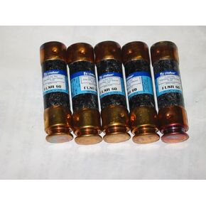 5 - FUSE PACK FLNR-60 LITTELFUSE 60 AMP, FUSES, CLASS RK5, TIME DELAY, DUAL ELEMENT, 250V, FLNR 60 in Saudi Arabia
