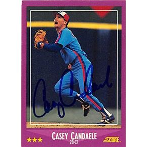 Autograph 223738 Montreal Expos 1988 Score No. 97 Casey Candaele Autographed Baseball Card in Kuwait