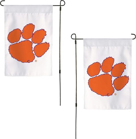 Desert Cactus Clemson University Cu Garden Flag - 19 × 12 بوصة Clemson Tigers Banner ، للعرض في الهواء الطلق والأحداث (التصميم F) in Saudi Arabia