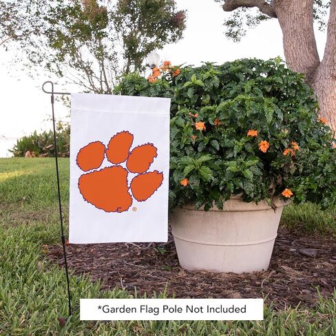 Desert Cactus Clemson University Cu Garden Flag - 19 × 12 بوصة Clemson Tigers Banner ، للعرض في الهواء الطلق والأحداث (التصميم F) in Saudi Arabia