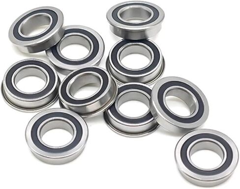 MF148RS 8X14X4mm F148-2RS Flange Ball Bearings 10Pcs in Saudi Arabia