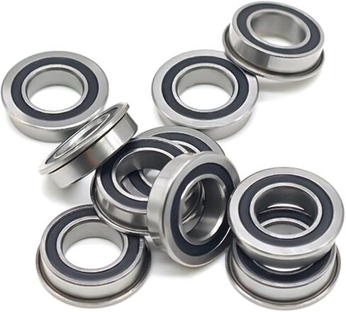 MF148RS 8X14X4mm F148-2RS Flange Ball Bearings 10Pcs in Saudi Arabia