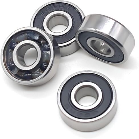 606rs 6x17x6mm هجينة الكرة السيراميك تحمل العجلة الخلفية 606 RS 2RS 5pcs in Saudi Arabia