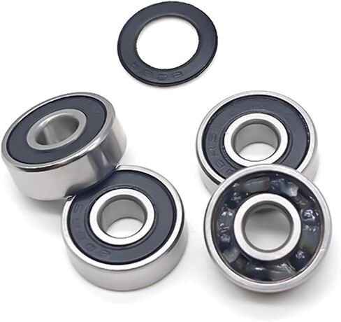 606rs 6x17x6mm هجينة الكرة السيراميك تحمل العجلة الخلفية 606 RS 2RS 5pcs in Saudi Arabia