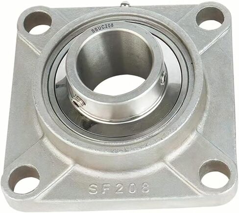 1PCS 304Stainless Steel Outer Spherical Bearing Square Base SUCF208 in Saudi Arabia