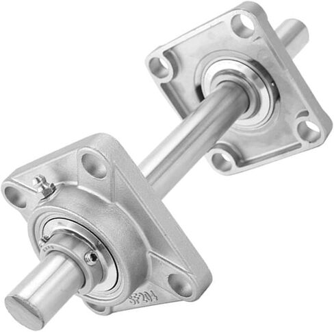 1PCS 304Stainless Steel Outer Spherical Bearing Square Base SUCF208 in Saudi Arabia