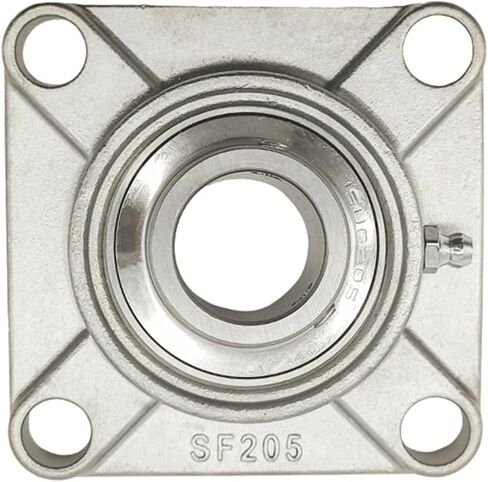 1PCS 304Stainless Steel Outer Spherical Bearing Square Base SUCF208 in Saudi Arabia