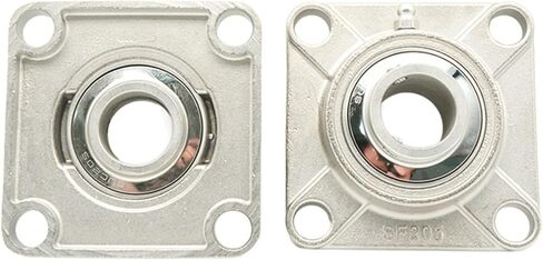 1PCS 304Stainless Steel Outer Spherical Bearing Square Base SUCF208 in Saudi Arabia