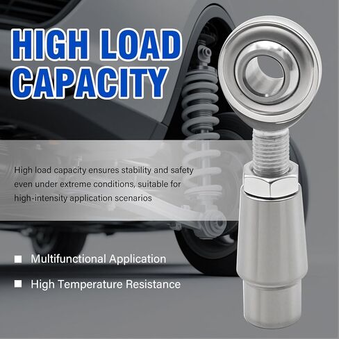 3/8 × 3/8-24 مفاصل Heim Panhard Bar Kit ، Heim Noints Rod End Kit مع محولات الأنبوب ومكسرات المربى ، وتستخدم في براثن فرامل روابط توجيه (4 أجزاء) in Saudi Arabia