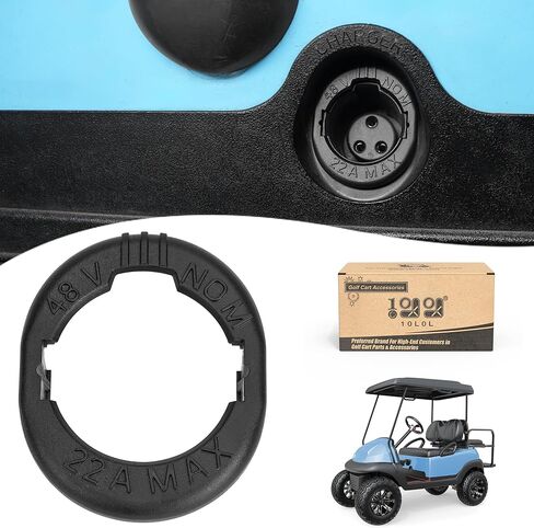 10L0L GOLF CART شحن المقبس المقطوعة FIT 48 VOLT CLUB CAR PRIPDENT 2004-UP-UP-UP ، OEM# 102516901 in Kuwait