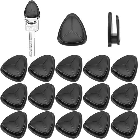 CRASPIRE 20PCS CAR HOATSATIVE HOABS MINI أسود لزج السنانير مثلث شماعات خلفية متعددة الوظائف جدار ملصق معلق السنانير من منشفة خطاف الحمام in Kuwait