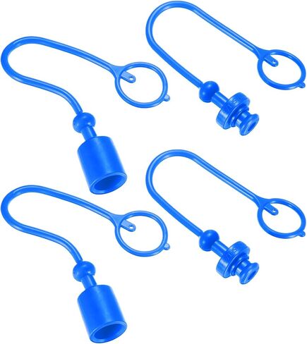 2 مجموعة الغبار المقرنة الهيدروليكية وغطاء المكونات الإناث 1/4 أغطية مطاطية ISO-B PVC مع حلقة الاستبقاء يربط ميناء الأغطية المنفذ لتغطيات المقرنات الهيدروليكية [الأحمر] in Saudi Arabia