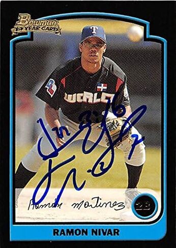125980 Texas Rangers FT 2003 Bowman 1st No. in Saudi Arabia